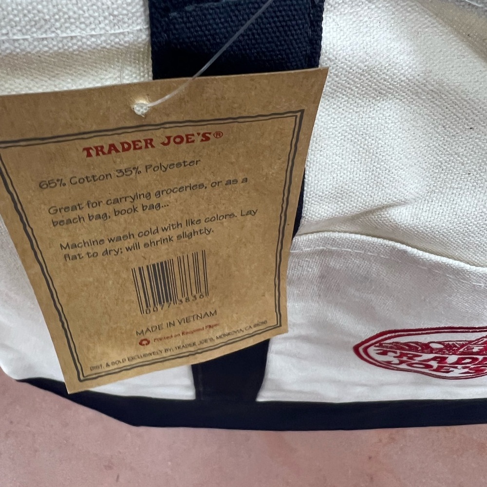 Trader Joe's Canvas Tote Bag - Brand New - Make an offer!